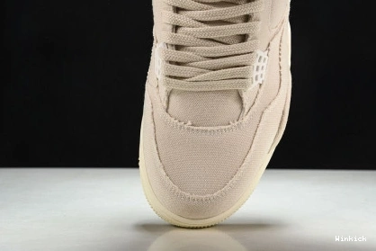 Blank Retro Jordan DQ4909-100 4 Canvas 1117